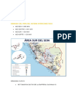 DEMANDA DEL PERU DEL SISTEMA INTERCONECTADO