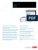 Continuous Gas Analyzers Models AO2020, AO2040: Advance Optima AO2000 Series