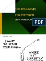 Whole Brain Model Ned Herrmann: Prof R.Krishnamurthi