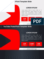 YouTube PPT Template Slide