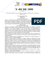 LEY 491 DE 1999 seguro ecológico  