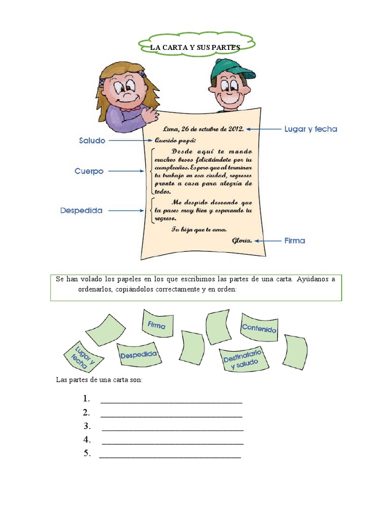 La Carta (Ficha) | PDF