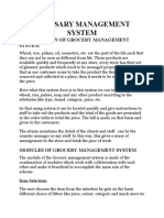 Grossary Management System