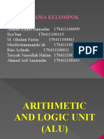 Arithmetic and Logic Unit (Alu)