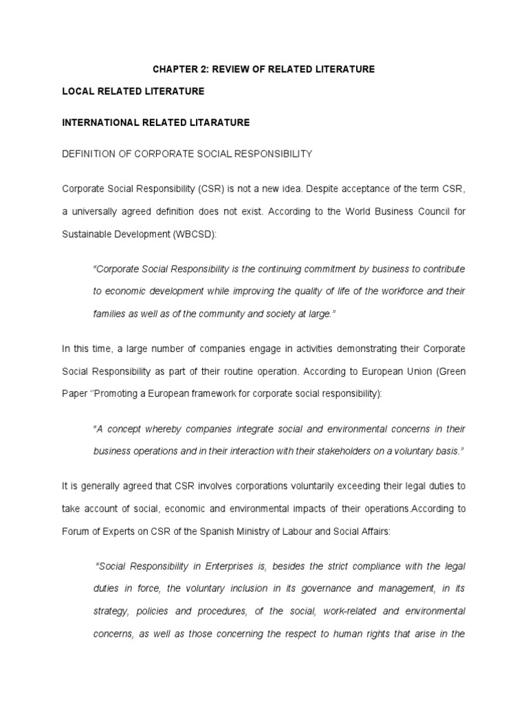 CSR: Definitions, Misconceptions, Debate | PDF | Corporate Social ...