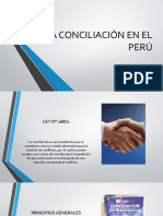 LA CONCILIACIÓN EN EL PERU