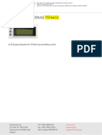 LCD Display Module For TKT66 Central Battery Units