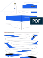 Laminated Paper Airplane 07655 Patterns
