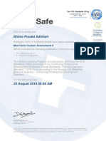 Med Calcs Custom Assessment 8 Certificate