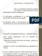 FUNÇÃO ADMINISTRATIVA - FINANCEIRA- AI