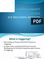SCR Triggering Methods