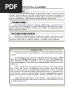 Lesson 1: Context Clues: Transitional Markers