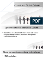 Dynamics of Local and Global Culture
