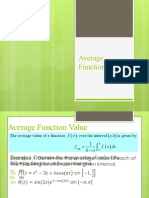 Average Function Value