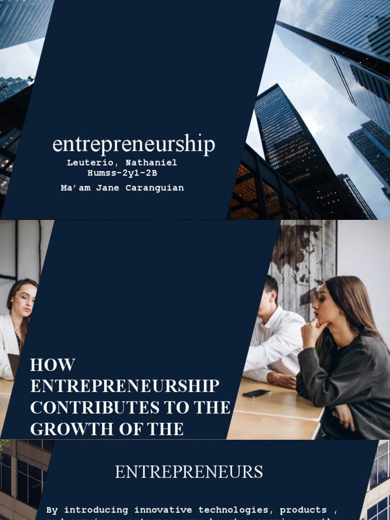 Impact of Entrepreneurship on Growth | PDF | Entrepreneurship | Business