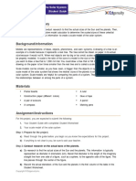Scale Model of The Solar System Student Guide PDF