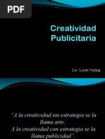 La Esencia Creativa de La Publicidad (Vejling, Tomba, Mateo)