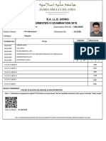 B.A. LL.B. (HONS) Semester-Vi Examination 2019