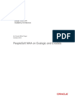 Peoplesoft Maa On Exalogic and Exadata: An Oracle White Paper October 2013