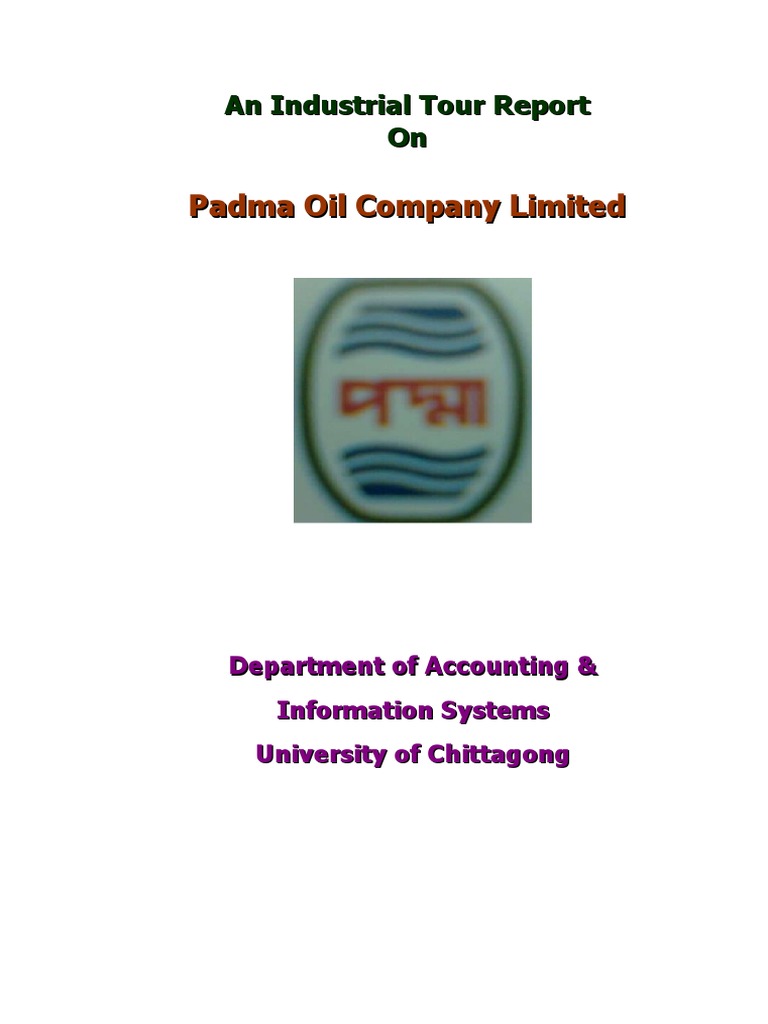 Padma Oil Company Limited PDF Accounting Behavior Modification