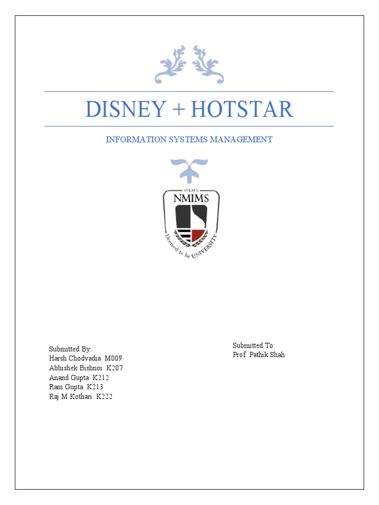 ISM Project Report PDF Business Internet