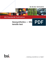 BS EN ISO 10319 2015 - Geosynthetics - Wide Width Tensile Test PDF