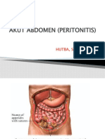 Akut Abdomen (Peritonitis)