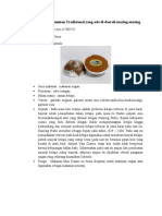 Analisis Kue Dan Minuman Tradisional