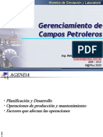 Simulación y Laboratorio Modelos Gerenciamiento Campos Petroleros