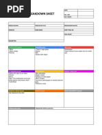 SCRIPT BREAKDOWN SHEET (Fillable) PDF