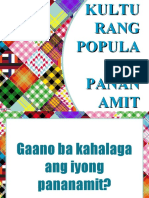 Kulturang Popular Sa Pananamit