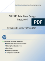 NUST Mechanical Engineering Machine Design Lecture