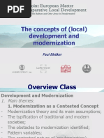 The Concepts of (Local) Development and Modernization: Paul Blokker