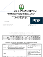 ANALISIS Post Mortem Math f2 PPT 2014 1