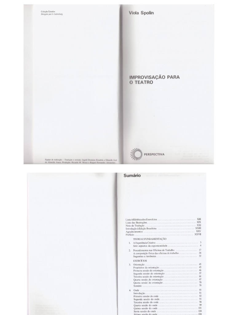 Improvisacao para o Teatro Viola Spolin PDF PDF