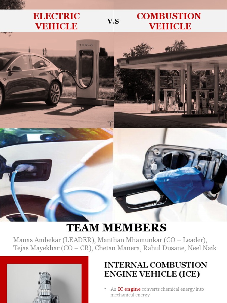 Electric vs. Combustion Vehicles: A Comparison | PDF | Vehicles | Engines
