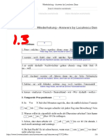Wiederholung - Answers by Luculescu Dana PDF
