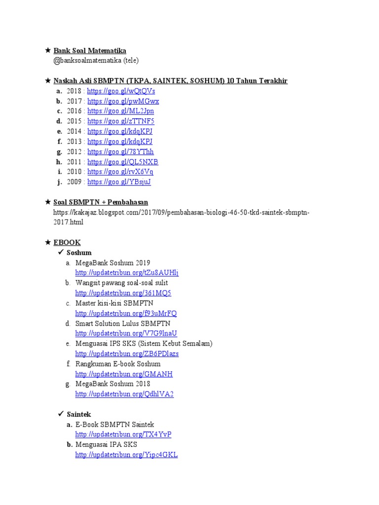 22+ Soal tps sbmptn 2019 pdf information