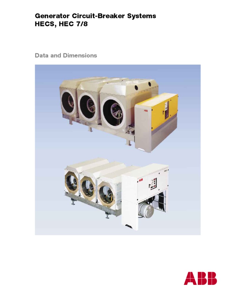 ABB Generator Circuit-Breaker Overview | PDF | Transformer | Switch