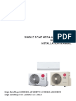 Single Zone Mega and Mega 115V Wall Mounted Installation Manual