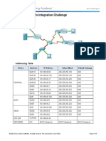 1.3.1.3 Packet Tracer - Skills Integration Challenge