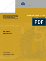 Working Paper Series: The Euro'S Trade Effects