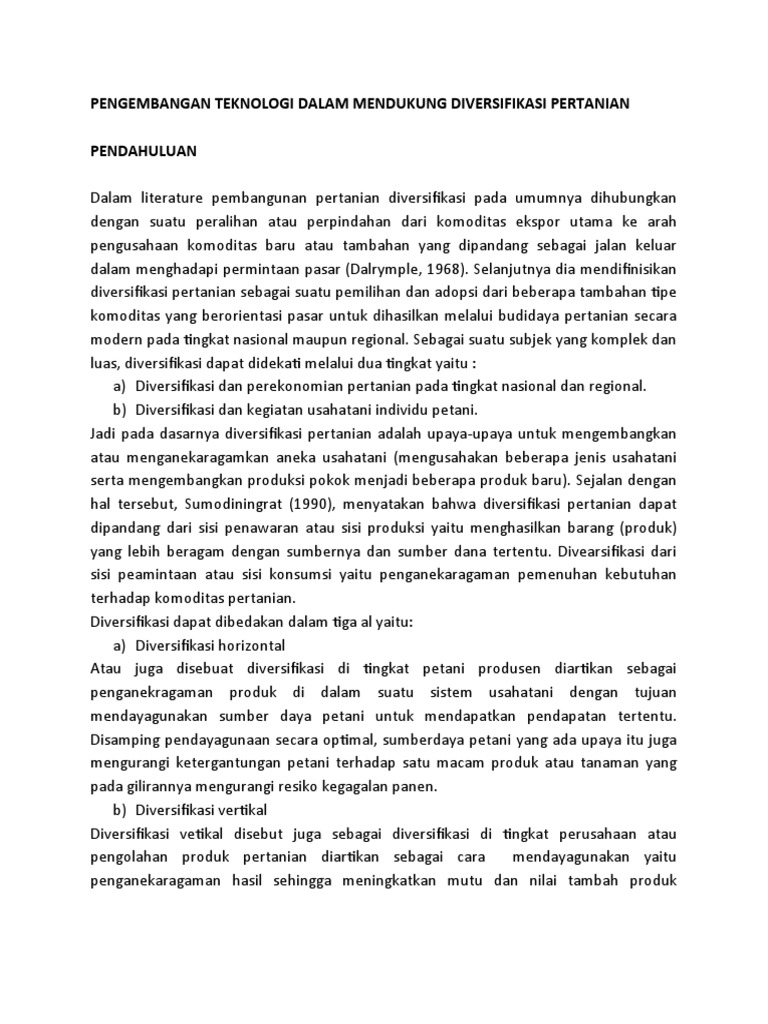 Pengelolaan Desa Hibrida Sinergi Antara Pertanian Tradisional dan Inovasi Teknologi