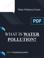 Water Pollution Forum