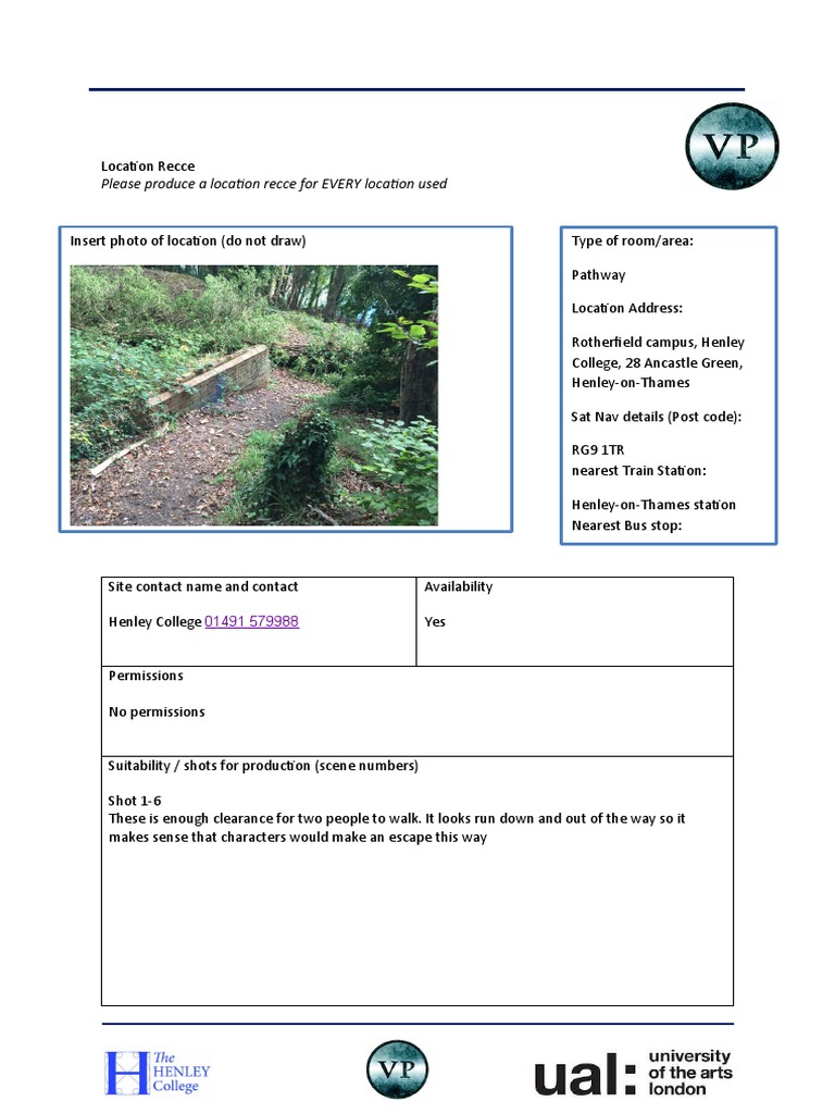 Location Recce | PDF