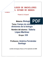 T4-Campo de Estudio y Divisiones de La Biologia PDF