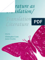 Literature As Translation, Translation As Literature PDF