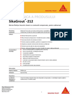SikaGrout® 212 PDF