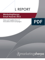 MarketingSherpa Email Awards 2011 Special Report