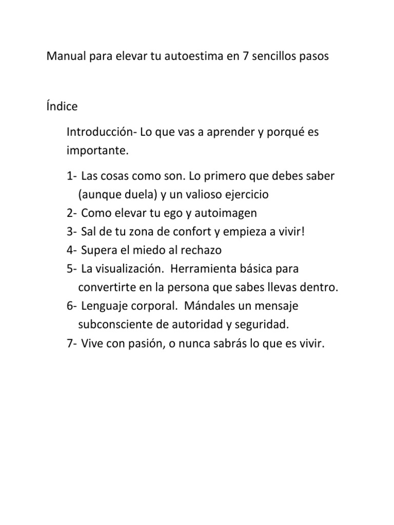 4 Curo de Autoestima PDF | PDF | Mente | Toma de decisiones